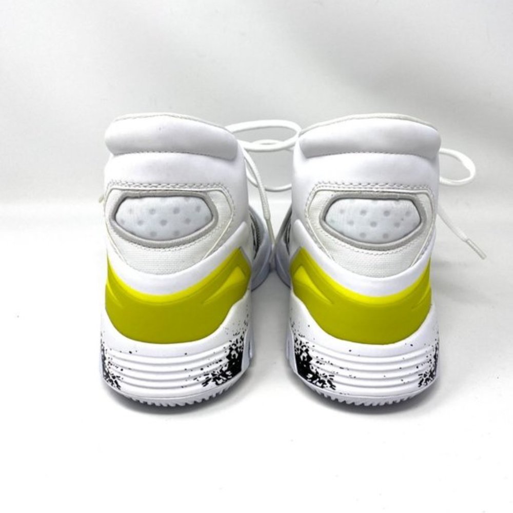 Converse G4 Hi Top White Black Lemon Venom Mesh Leather Sneakers Women's 169512C - Picture 6 of 8